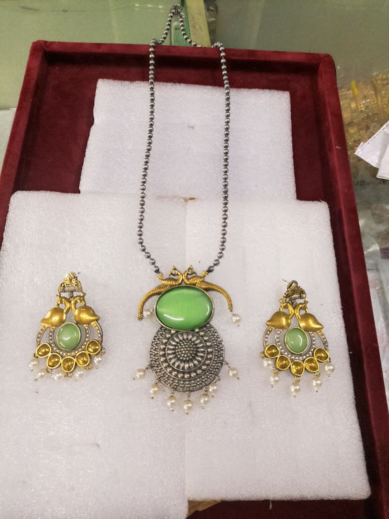 German silver long set