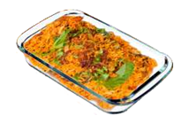 Borosilicate regular glass baking dish